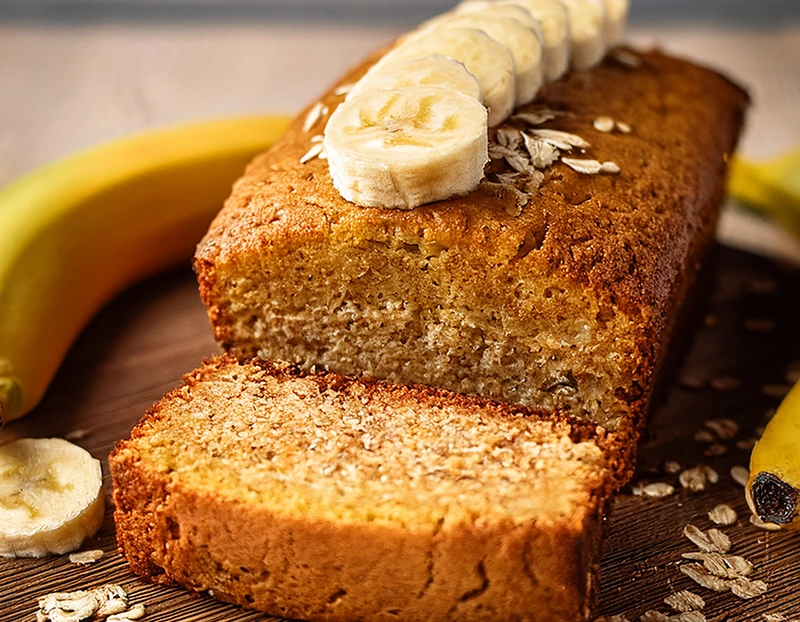 Cake bananes flocons d’avoine