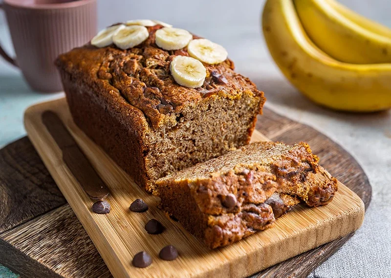 banana bread healthy flocon d'avoine