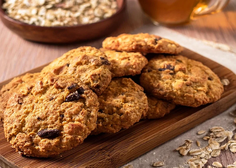 recette cookies flocons d'avoine healthy sans beurre