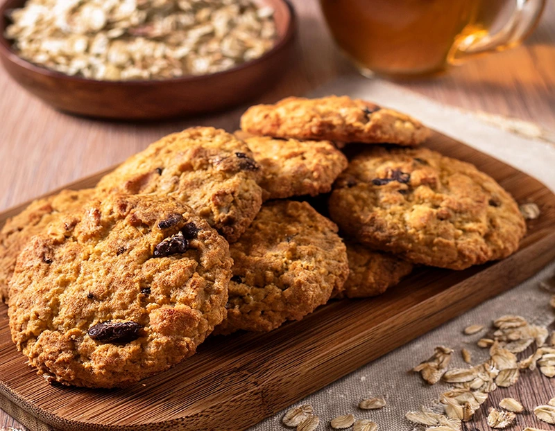 recette cookies flocons d'avoine healthy sans beurre