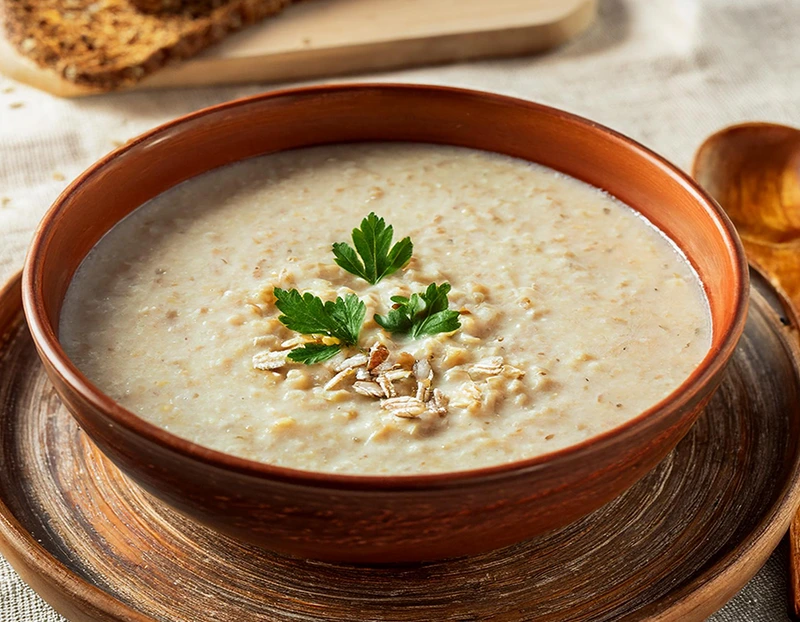 Soupe de flocons d'avoine