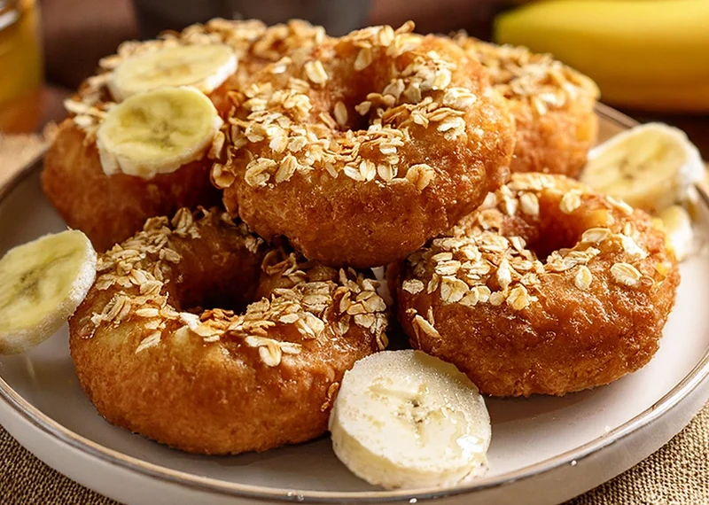 Beignet banane flocon d’avoine