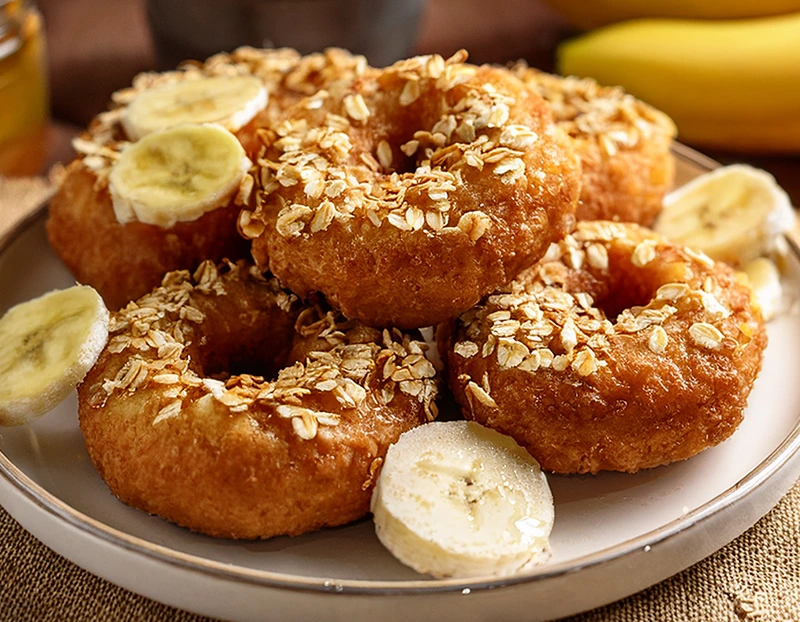 Beignet banane flocon d’avoine