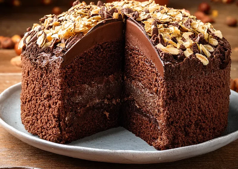 recette gâteau flocon d'avoine chocolat