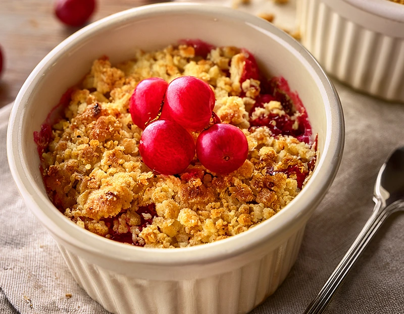 Crumble sans gluten flocon d'avoine