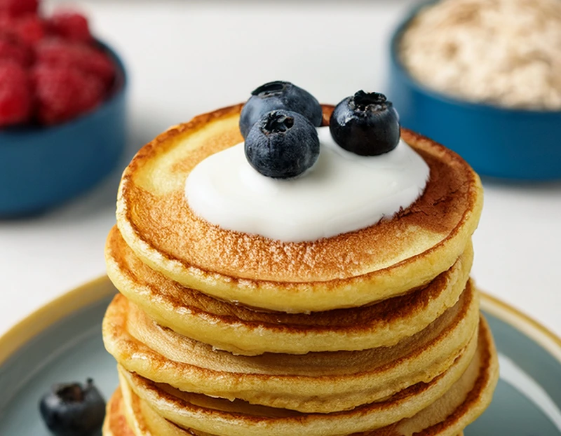 Recette pancake flocon d'avoine sans farine sans banane​