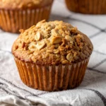 Muffin au flocon d’avoine et yaourt