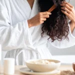 Soin cheveux flocons d'avoine