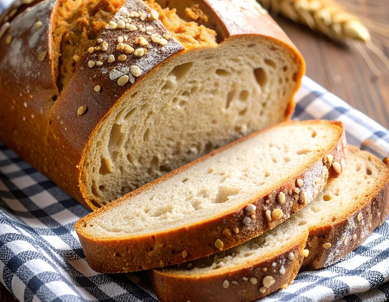 pain au skyr et flocon d'avoine​