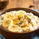 porridge flocon d'avoine banane​