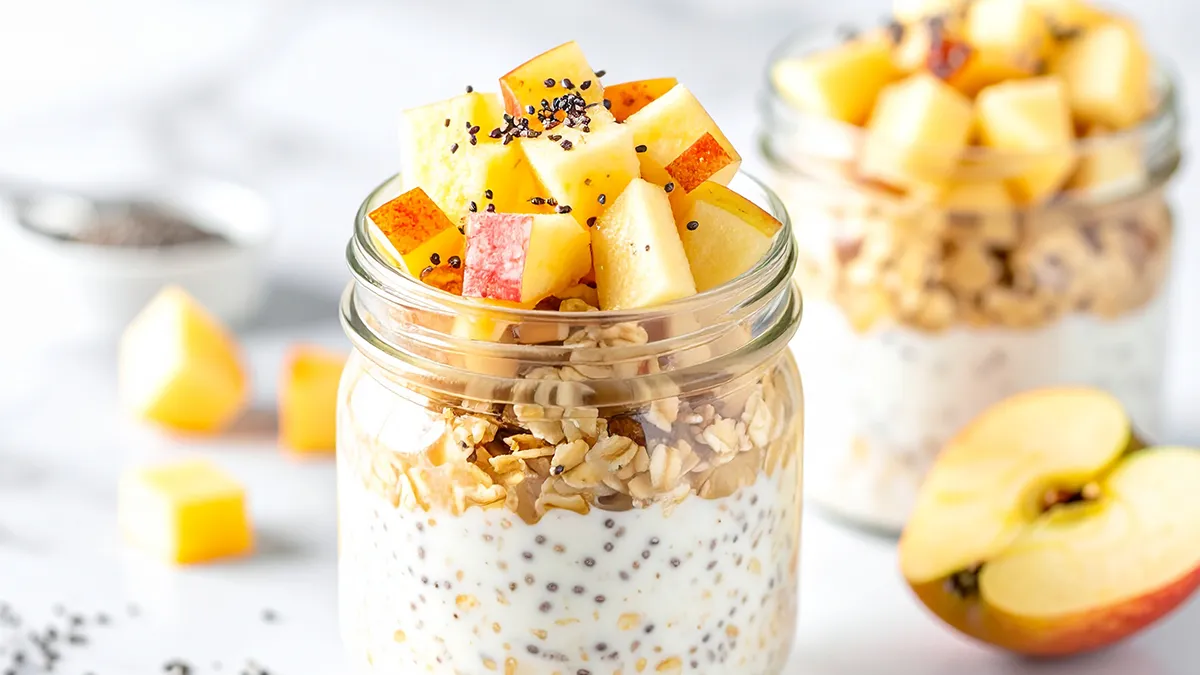overnight oats recette peu calorique