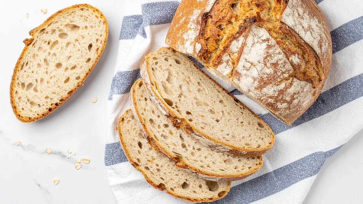 Recette pain flocons d'avoine sans farine sans oeuf