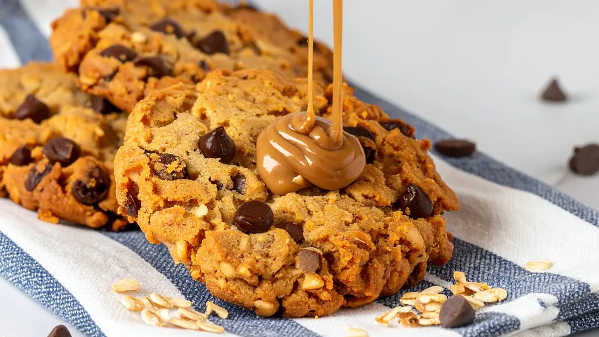 cookies flocons d'avoine beurre de cacahuète