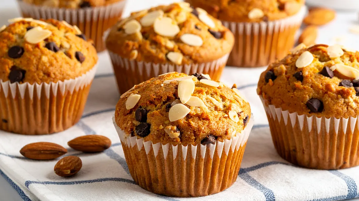 muffins flocons d'avoine compote sans farine