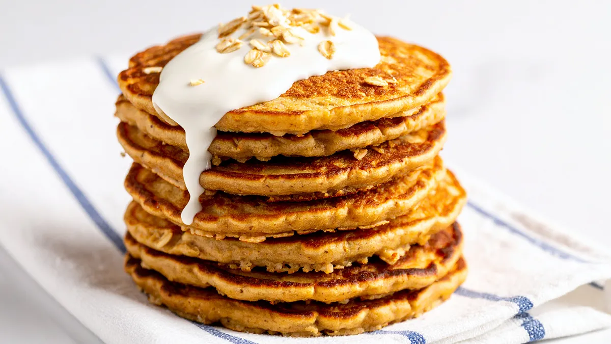 recette pancake flocon d'avoine sans farine sans banane
