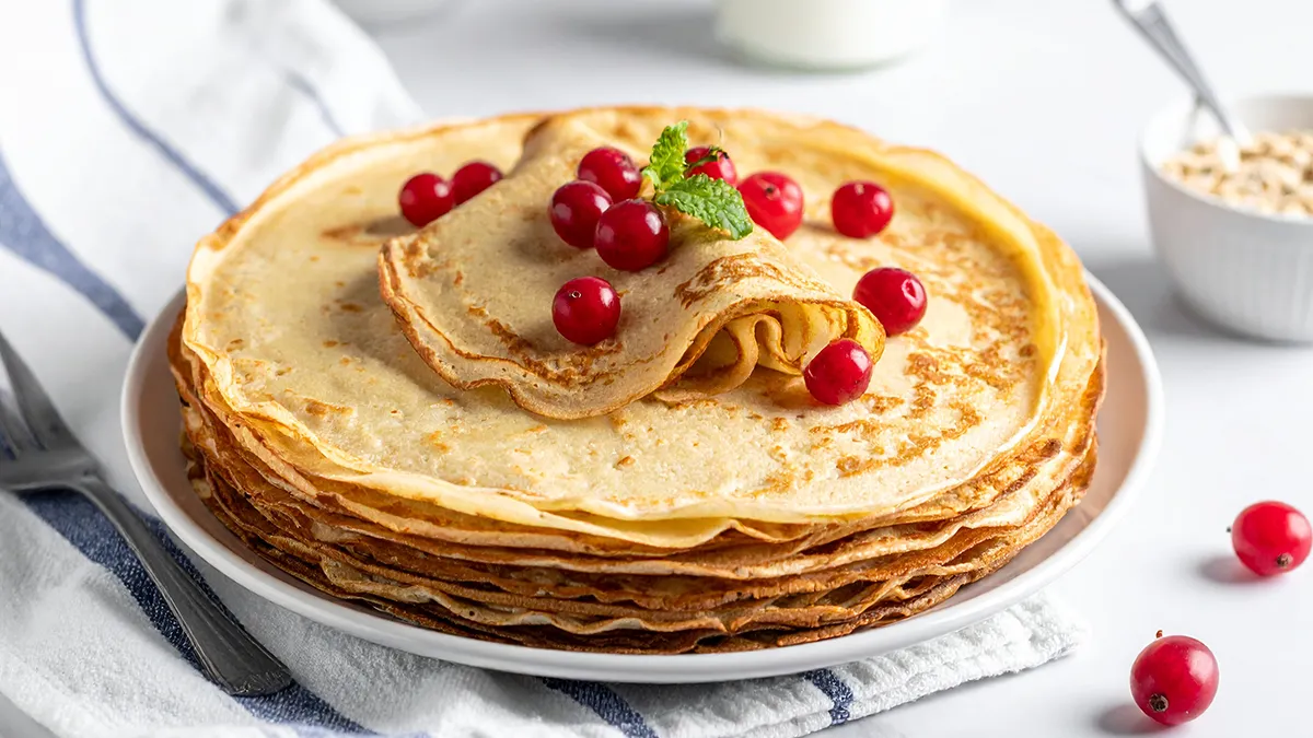 Crêpes au lait d'avoine