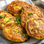 Galettes courgettes flocons d'avoine