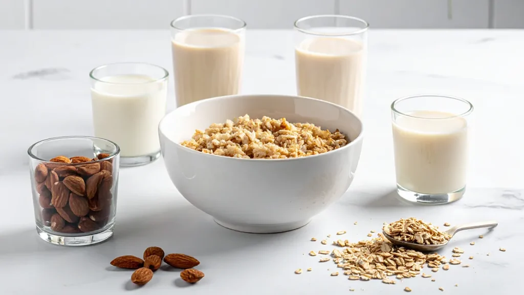 Quel lait avec flocons d’avoine