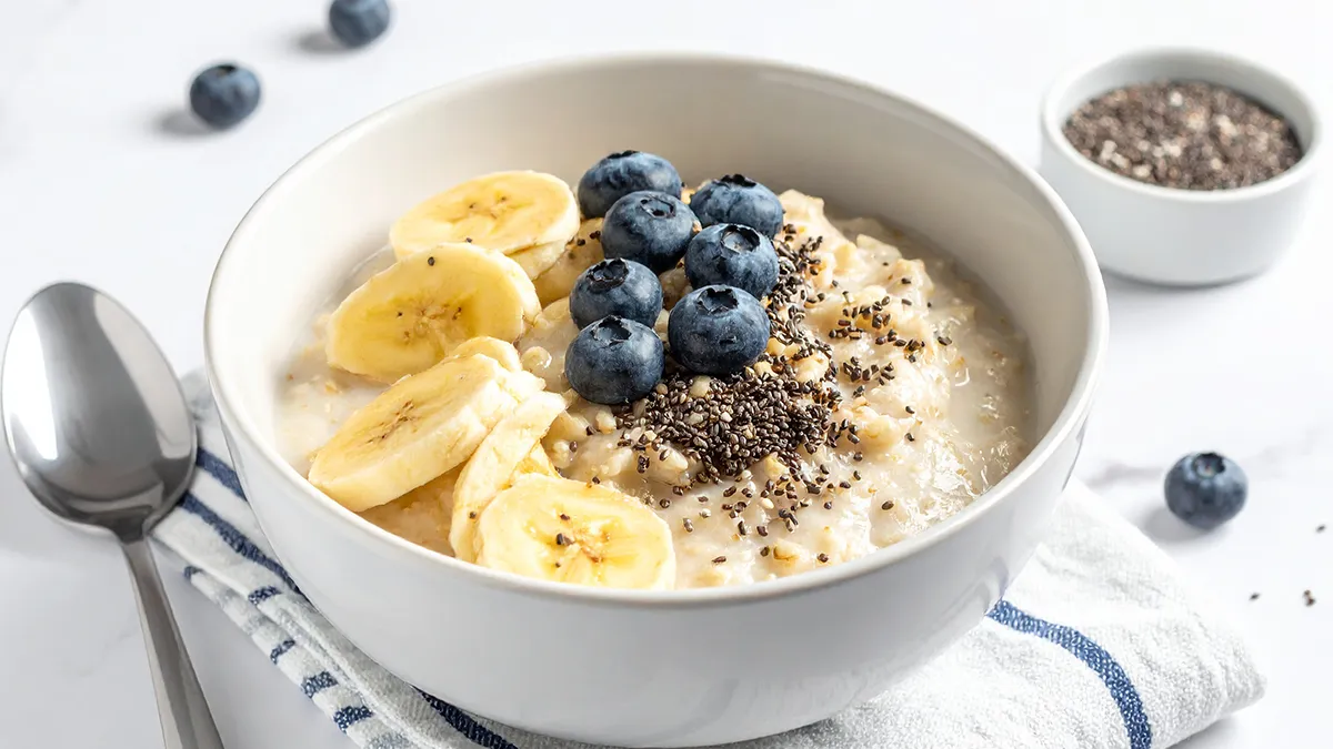 Recette porridge flocon d'avoine healthy​