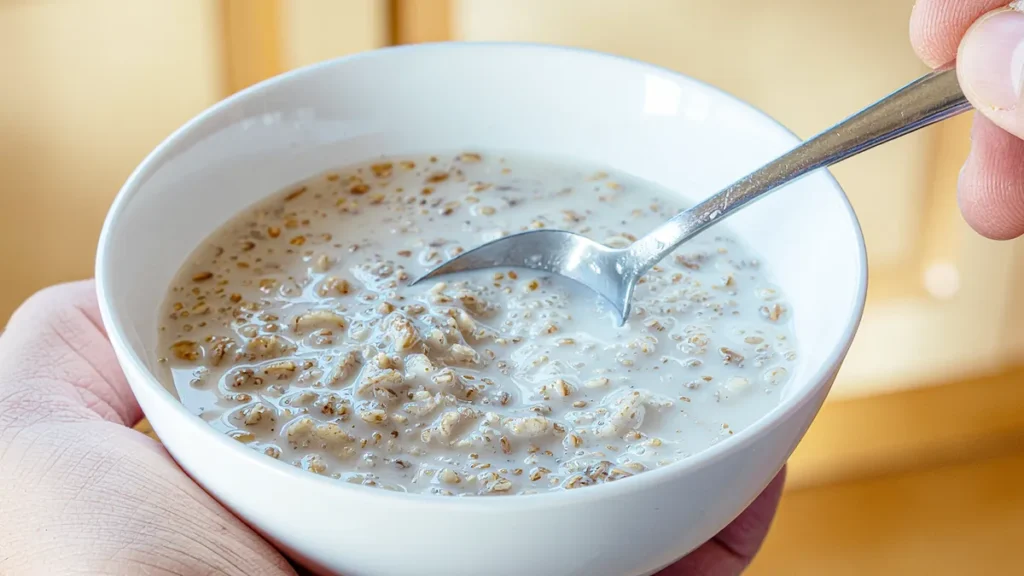 bol de flocon d'avoine