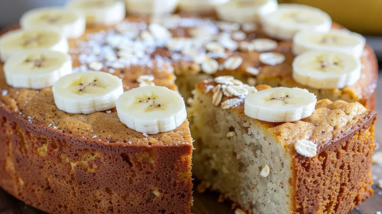 gâteau flocon d'avoine régime