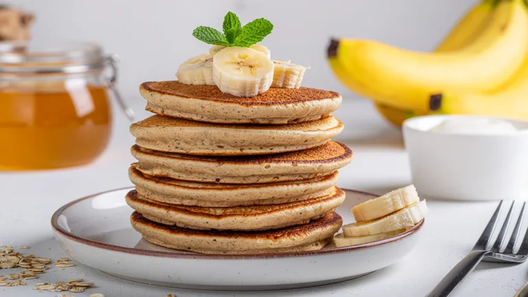Pancake flocon d'avoine banane régime