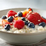 Recette flocon d'avoine petit déjeuner