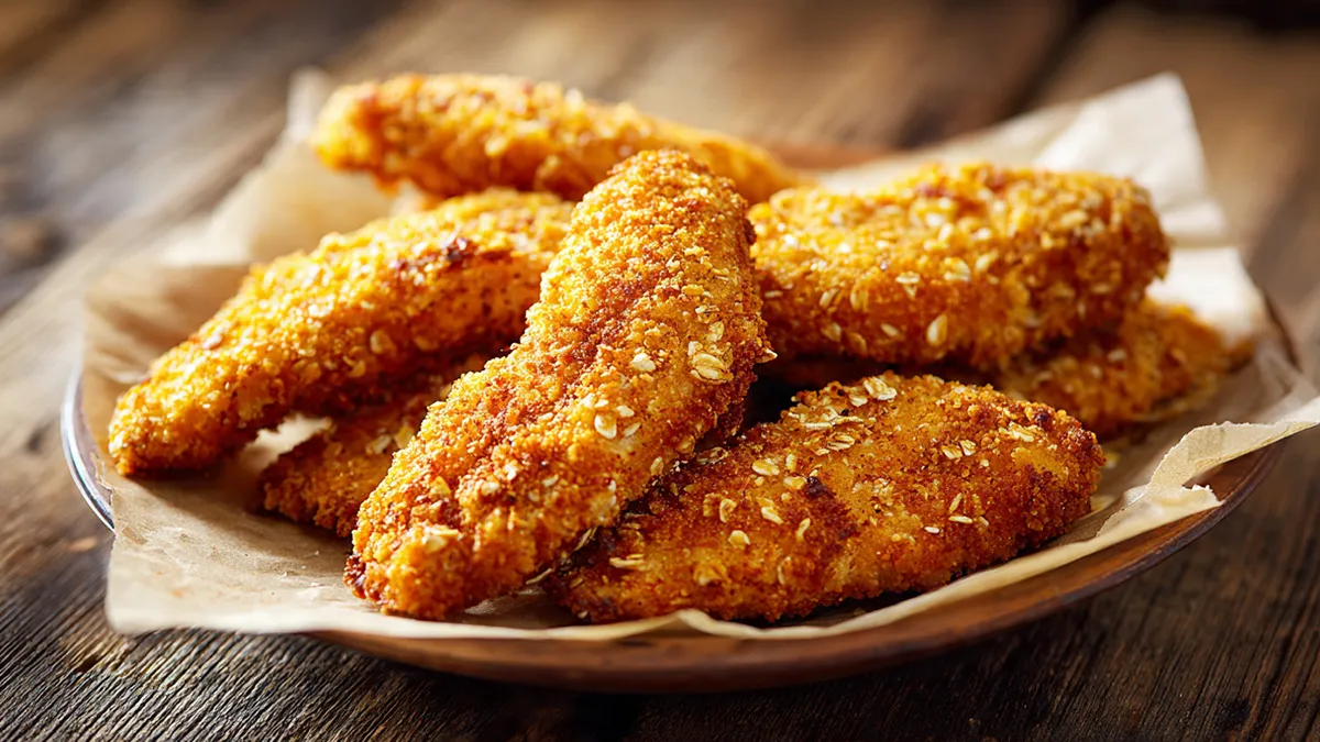 Oat Crusted Chicken Tenders