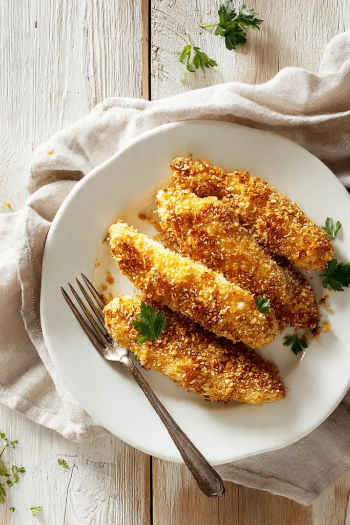 Oat Crusted Chicken Tenders