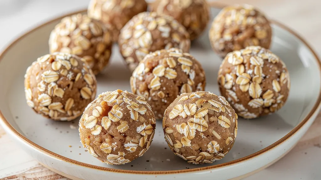 Peanut Butter Oatmeal Protein Balls