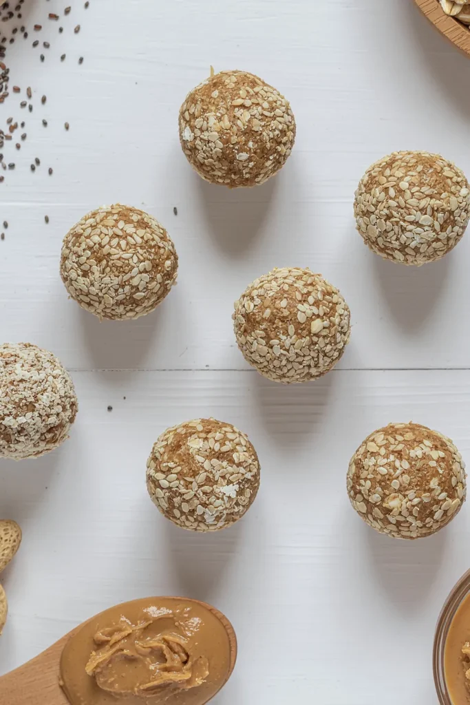 Peanut Butter Oatmeal Protein Balls