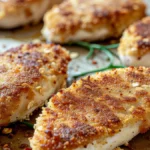 Recette poulet pané flocon d'avoine au four