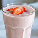 Strawberry oatmeal smoothie