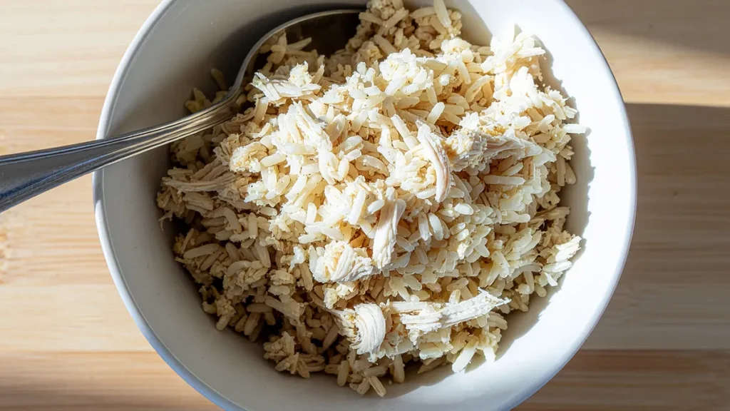 Chicken rice and oatmeal diet