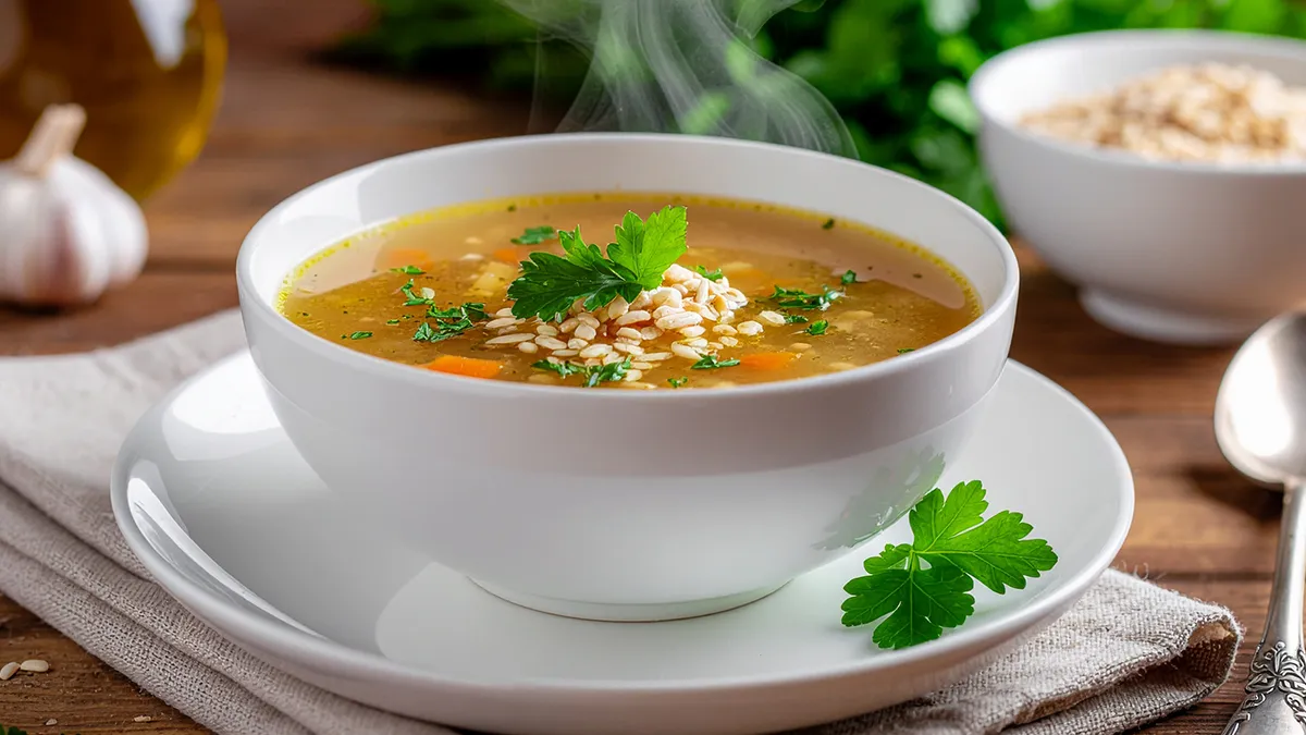 Flocons d avoine soupe legumes​