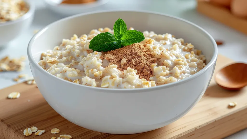 oatmeal with protein powder