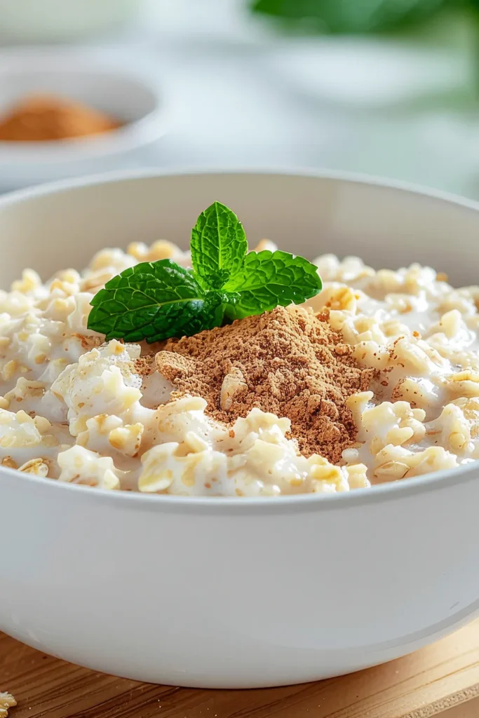 oatmeal with protein powder