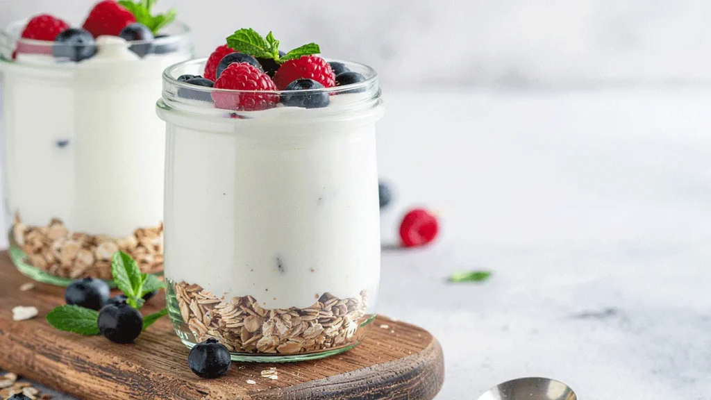 overnight oats with skyrâ