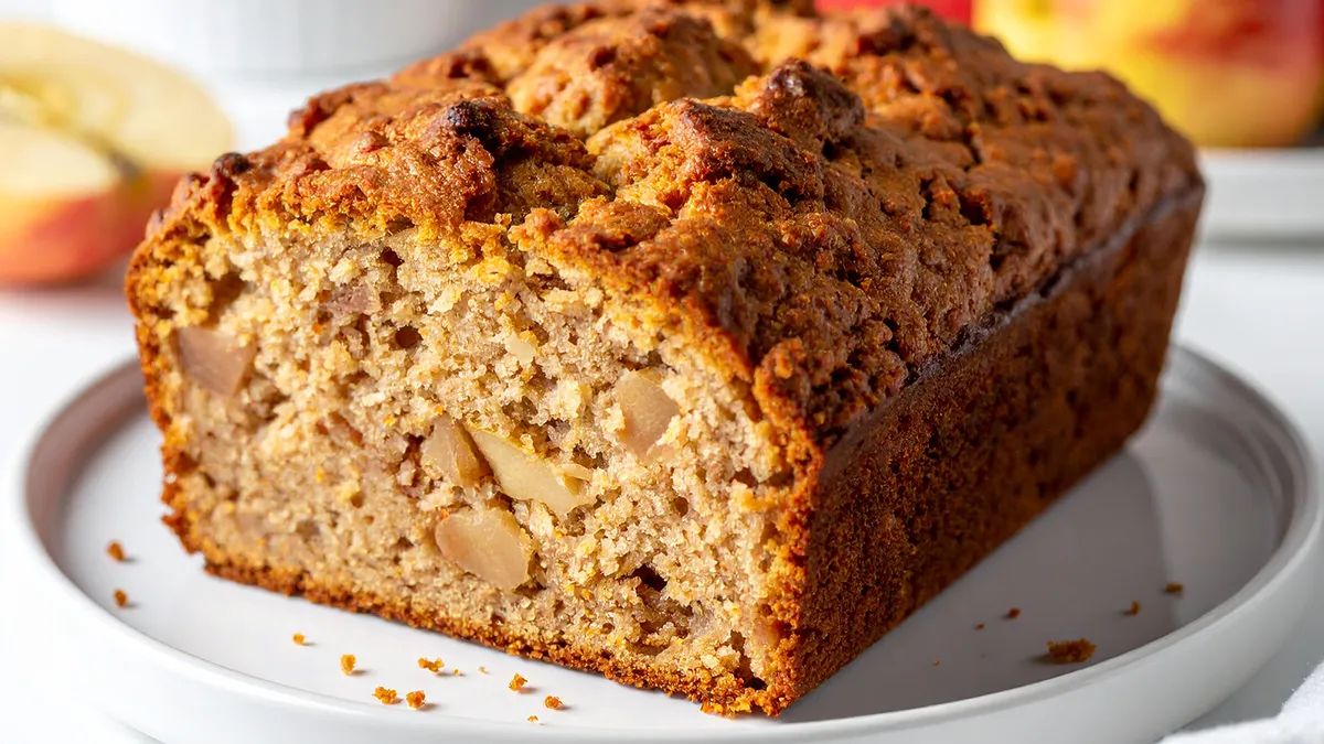 Gâteau pomme flocon d'avoine healthy