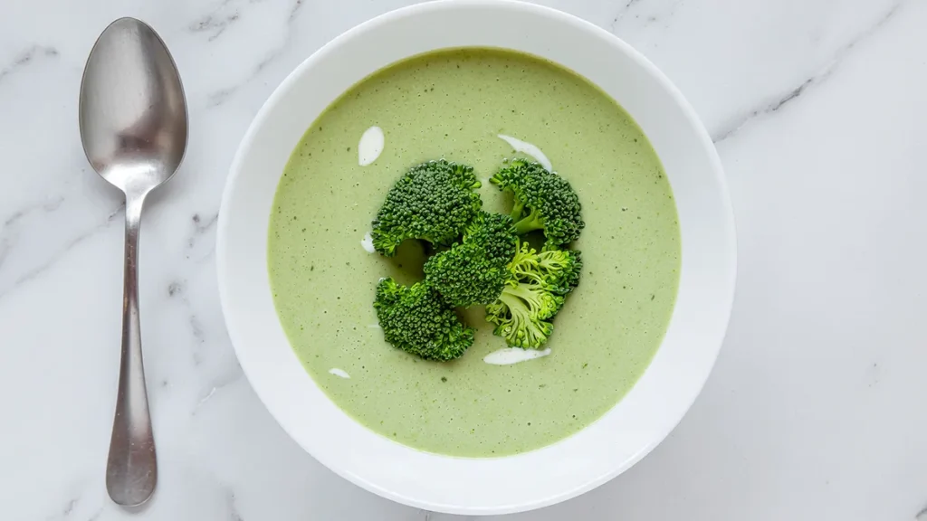 broccoli soup with oat milk