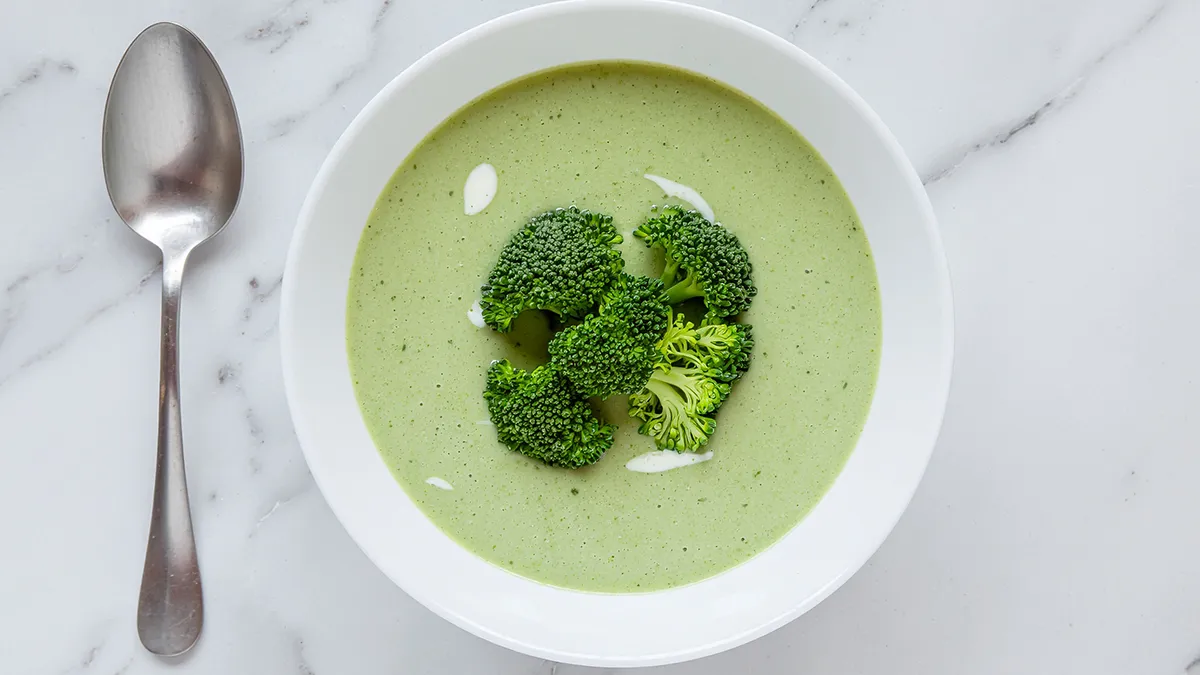 broccoli soup with oat milk
