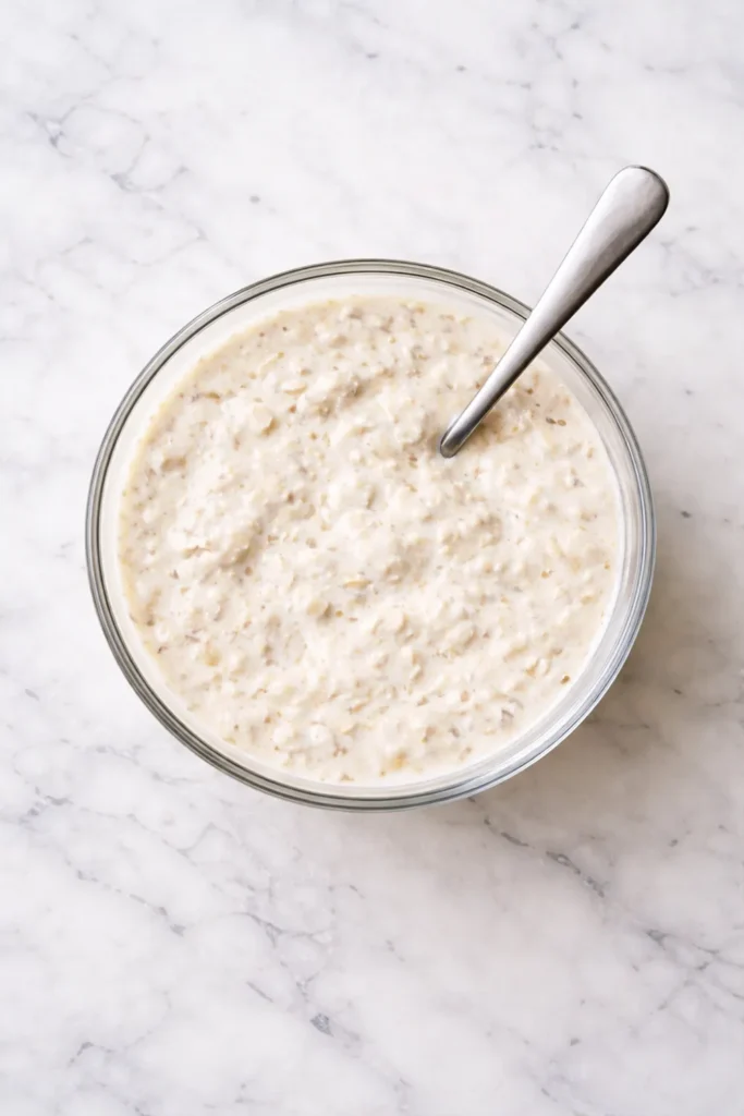 overnight oats recipe with yogurt