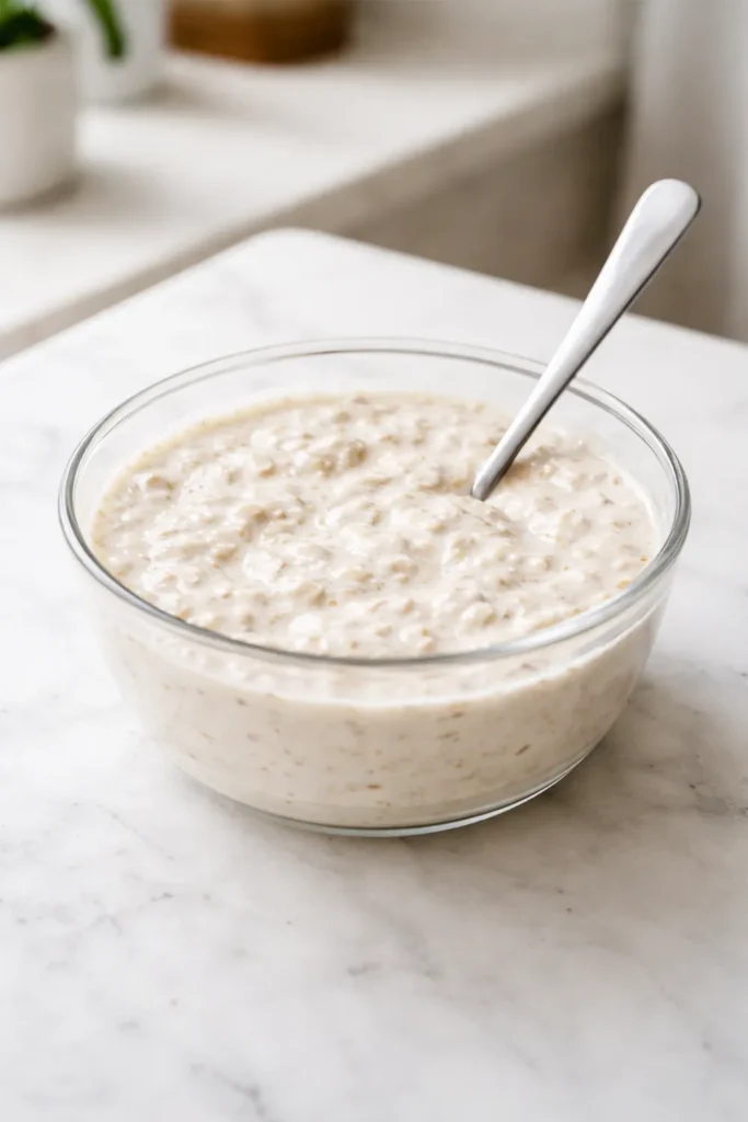 overnight oats recipe with yogurt