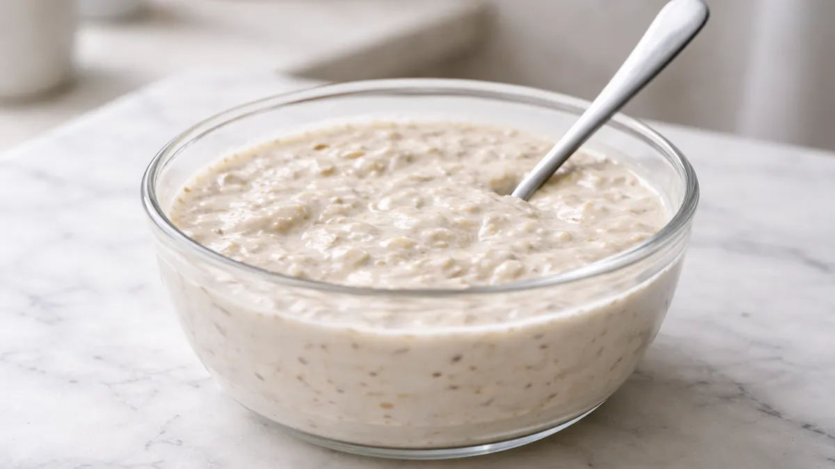 overnight oats recipe with yogurt