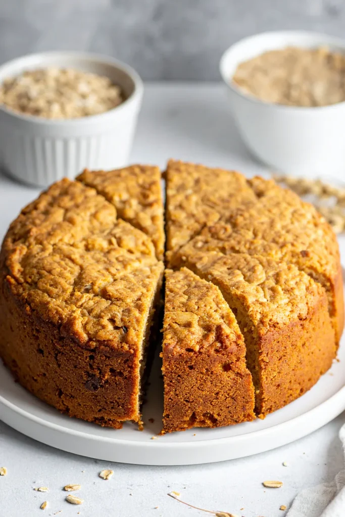 Gâteau diététique coupe faim flocon d’avoine