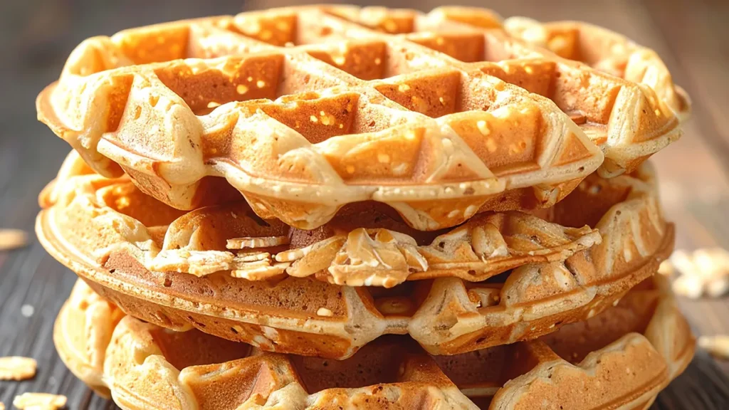 Gaufre IG bas flocon d'avoine​