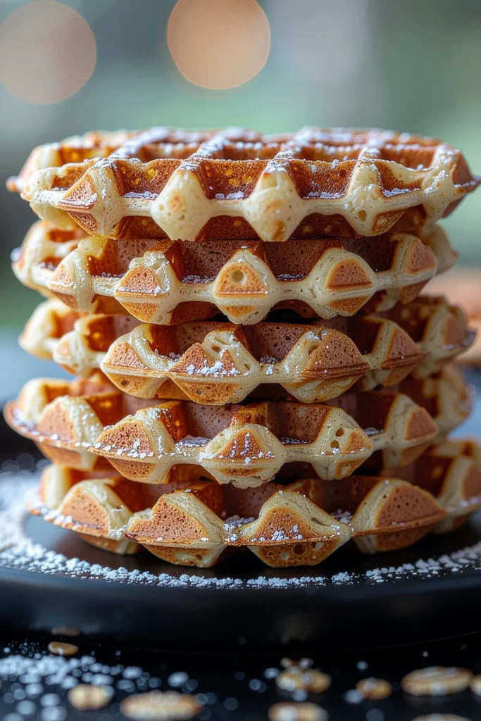 Gaufre IG bas flocon d'avoine​