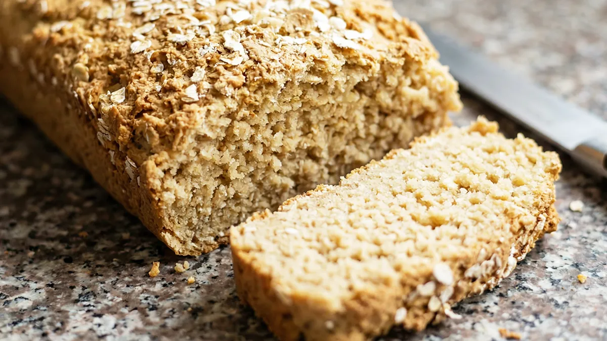 Oat flour bread