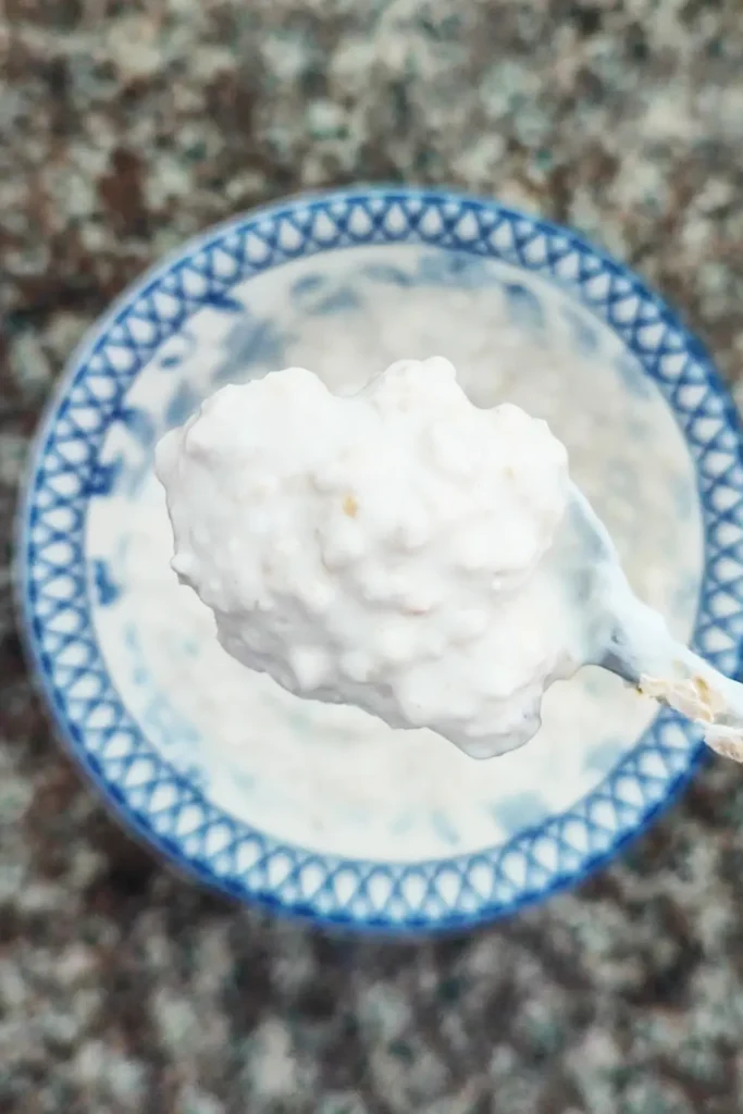 Overnight oats with yogurt