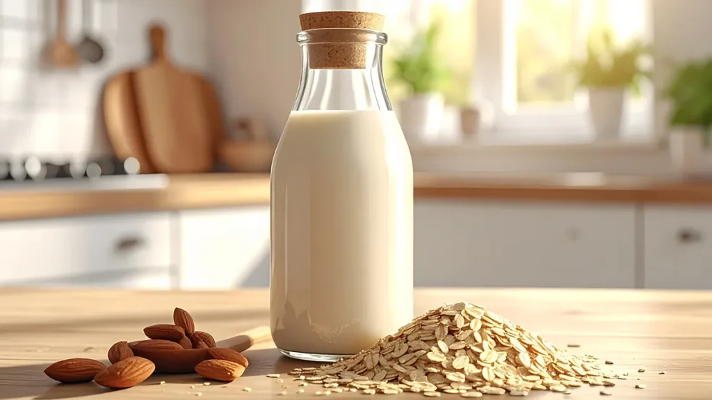 Flocon d’avoine lait d’amande régime